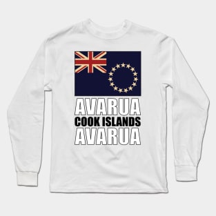 Flag of Cook Islands Long Sleeve T-Shirt